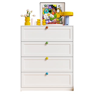 新型钢制斗柜铁皮置物卧室家用抽屉收纳多层一体客厅靠墙加厚防尘