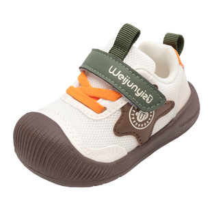 学步鞋男宝宝鞋子春秋季婴儿学步鞋软底透气机能鞋1一3岁女宝童鞋