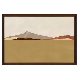 背有靠山 法式中古风客厅装饰画 沙发墙挂画餐厅卧室床头风景挂画