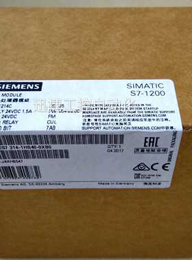 议价6ES7214-1HG40-0XB0西门子S7-1200CPU1214C紧凑型CPU模块24VD