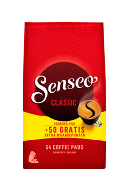 现货senseo易理经典原味54片咖啡