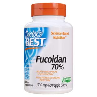 现货美国Doctor Best Fucoidan褐藻糖胶 岩藻多糖硫酸酯免疫支持