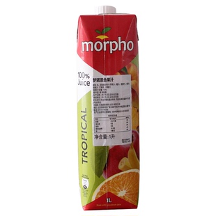 塞浦路斯进口morpho梦诺多口味果汁饮料1L节日宴请聚餐