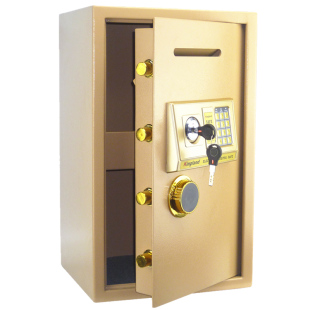 全钢包邮酒店超市收银投币式密码50保险箱60cm投钱保险柜存钱罐