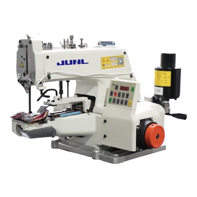 373电脑钉扣机1377袜标商标一字十字纽扣立扣自动送扣订扣缝纫机