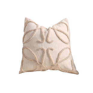 抱枕沙发客厅轻奢高级感奶油风抱枕套不含芯中古风床头靠枕靠背垫