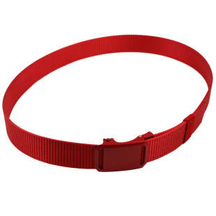 加长皮带男本命年男士自动扣喜庆结婚礼物裤带红色帆布尼龙腰带女