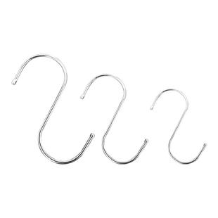 s型挂钩铁钩子S勾挂杆挂钩弯钩挂勾挂浴室厨房多用途货架悬挂壁钩