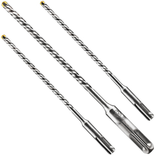 6.5钻头自切螺丝专用钻头镙丝加长四刃电锤转头圆柄十字冲击钻头