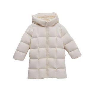 女童三防羽绒服2025冬季新款儿童90白鸭绒极寒保暖中长款免洗外套