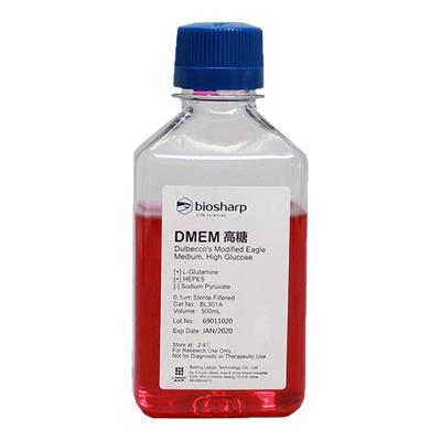 biosharp BL301A DMEM高糖液体培养基（不含丙酮酸钠不含HEPES）
