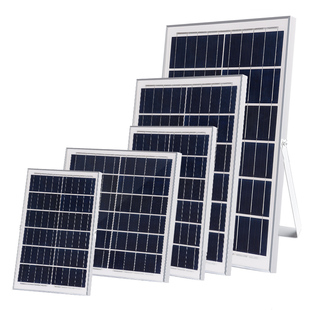 太阳能灯发电板6VB口投光灯路灯电池充电板防水大功率家用光伏板