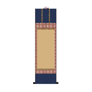 半生半熟宣纸空白挂历轴宋锦宋氏裱法中堂文房摆件书法创作作品纸