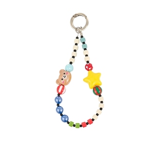 阿吉豆挂件线下同款小熊玩偶潮趣时尚手机包包挂链配件精致挂饰品