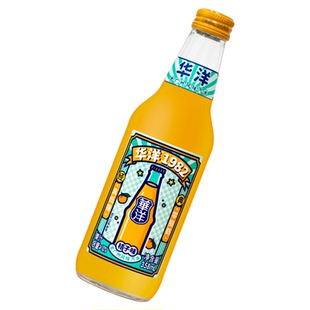 华洋汽水1982气泡水碳酸饮料经典果汁汽水饮料358ml*20瓶整箱装