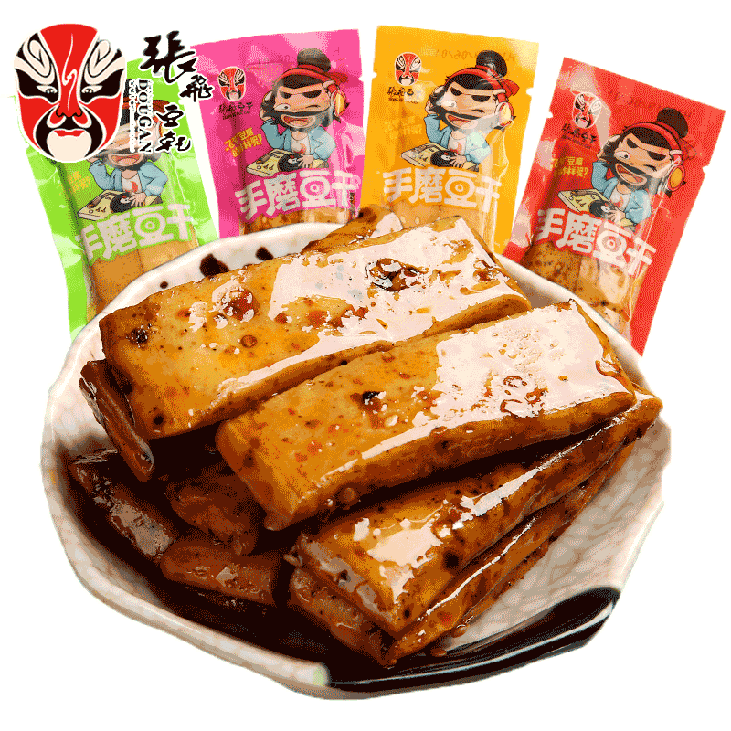 张飞手磨豆干四川特产伴手礼零食