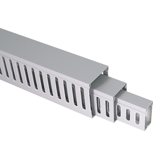 配电机柜电线线槽全新PVC塑料行线配线槽体 安全阻燃闭口式封孔型