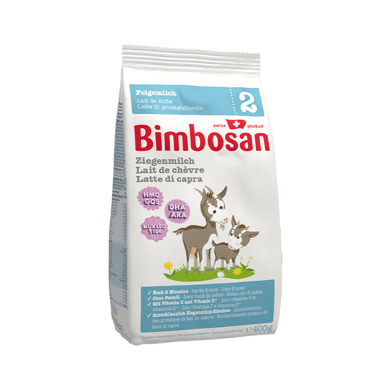 【羊奶粉】Bimbosan宾博婴幼儿宝宝2段6-12月羊奶粉二段400g/袋
