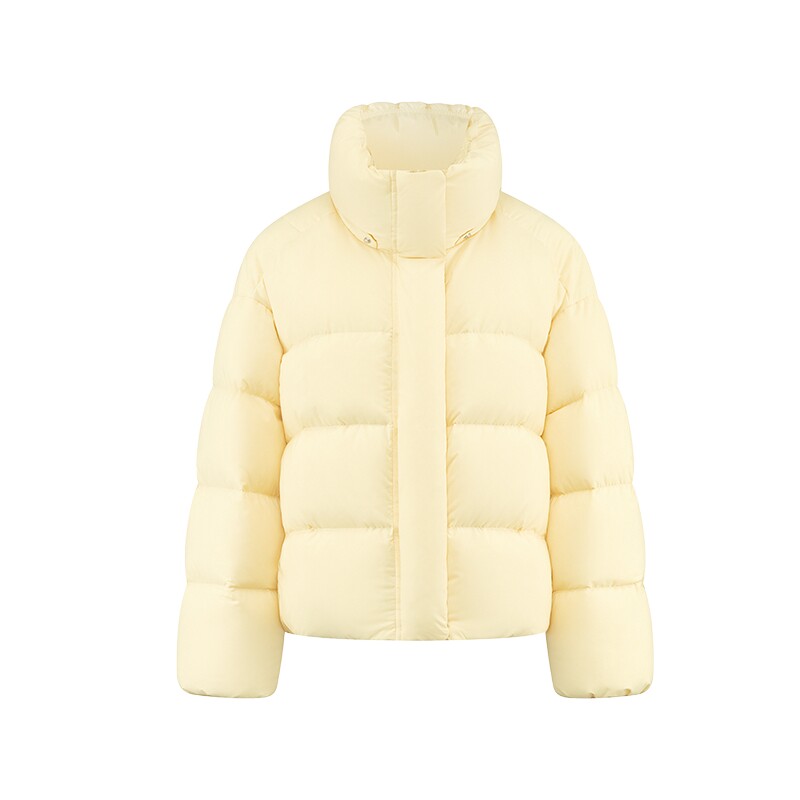 eralnc简约短款多巴胺羽绒服