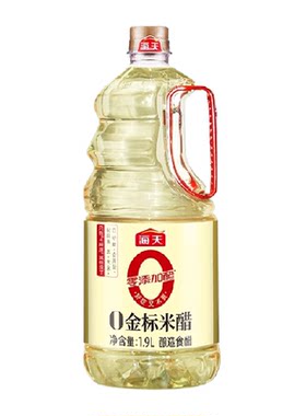 海天纯粮米醋阳光晾晒凉拌1.9L