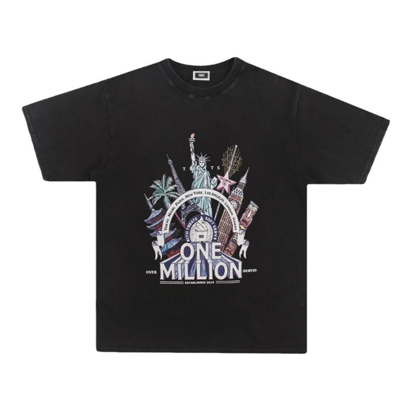 kith treats one million 24ss百万纪念冰淇淋雪糕印花短袖T恤tee