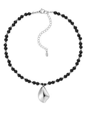 SSV贝系列黑玛瑙串珠项链女原创设计百搭锁骨链