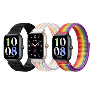 适用vivo watch gt/3表带尼龙编织回环腕带iQOOwatch智能运动手表vivo watch 3/2代1代42/46mm新款男女替换带