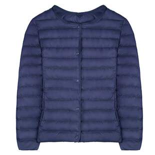 2025新款羽绒服女轻薄修身短款大码显瘦白鸭绒时尚百搭保暖圆领潮