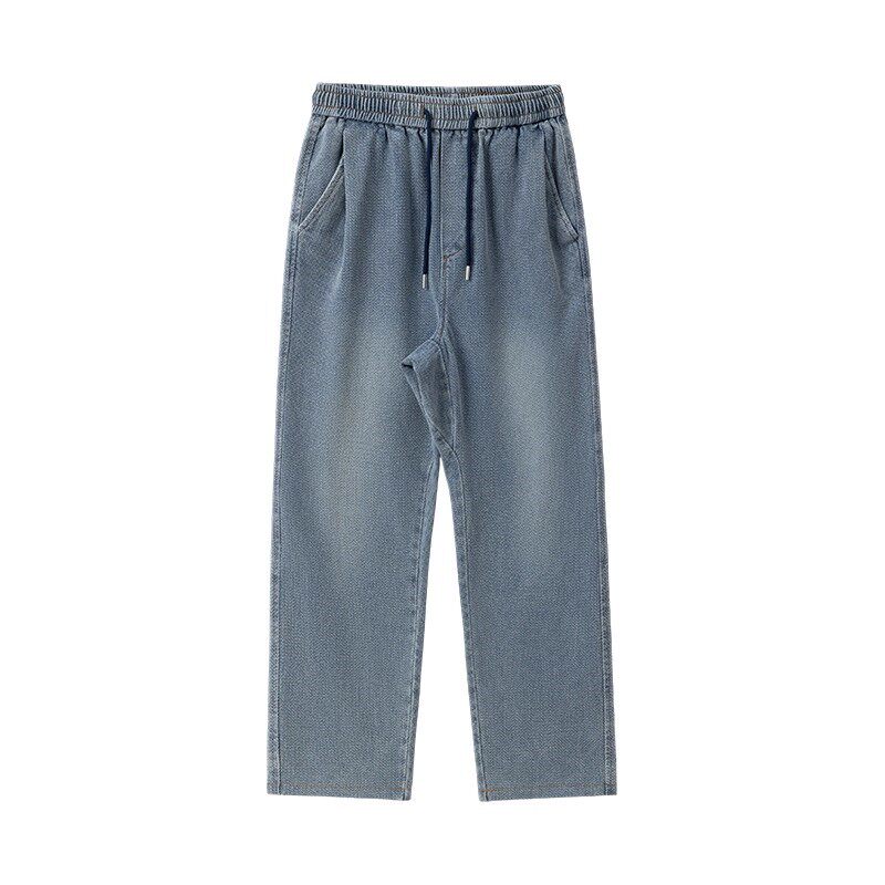 真维斯秋冬季加绒星空纹牛仔裤