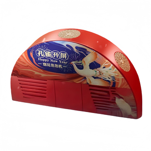 新年孔雀开屏烟花泡泡机春节过年礼物电子爆竹烟火小孩儿童玩具