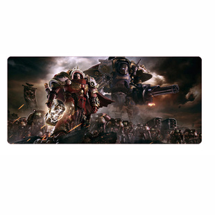 战锤40k鼠标垫子超大号锁边游戏周边加厚办公电脑键盘书桌面垫子