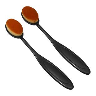 美甲粉尘刷粉底刷扁头刷子无痕遮瑕专用化妆工具晒红桌面指甲清洁