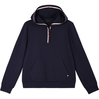 本命年红色卫衣女连帽正肩外套