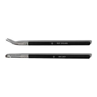 星兜精细眼线刷折角弯头刷迷你压线刷卧蚕细节化妆刷有手就能画