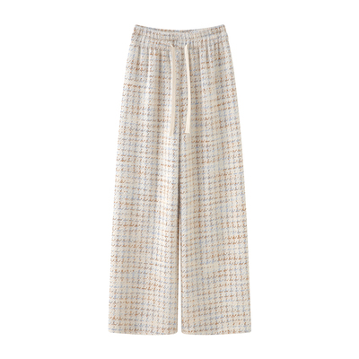 毛呢绒小香风糯米裤秋冬柔软显瘦