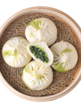 扬州富春包子荠菜香菇菜包萝卜丝