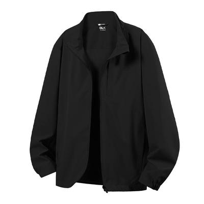 班尼路S&K黑色外套男立领防风