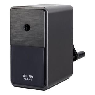 得力炭笔削笔器素描推荐学生用转笔刀手摇刨笔机钻笔绞笔铅笔刀削笔机笔美术生专业手动卷笔刀炭笔旋笔刀