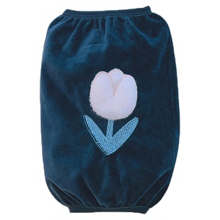 新款短款毛绒袖套防污袖头女款秋冬季上班防脏学生护袖羽绒服套袖