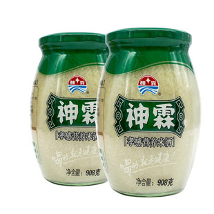 神霖孝感米酒908g玻璃瓶 甜糯米酒酿 醪糟 湖北特产 月子佬米酒