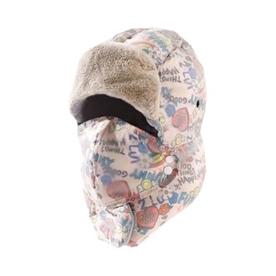 零下40度防寒帽子女冬季护耳加绒雷锋帽加厚保暖东北电动车防风帽