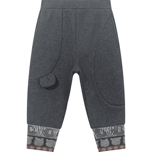 【商场同款】马拉丁童装裤子冬装新款女小童造型立体针织长裤