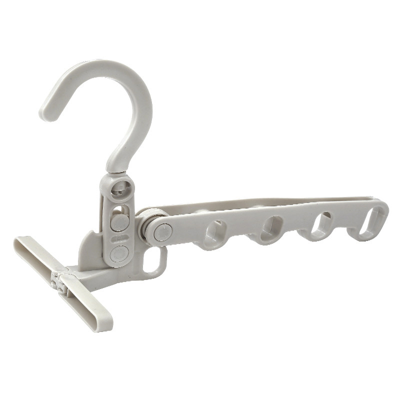 五孔折叠衣架旅行便携式