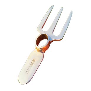 不锈钢两用镐三齿锄实心加厚结实耐用不生锈榉木实木柄小锄头种菜