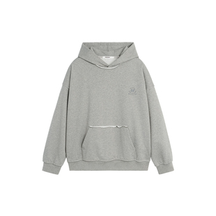 【复古回潮】BODYDREAM连帽卫衣男款毛边做旧宽松套头衫卫裤套装