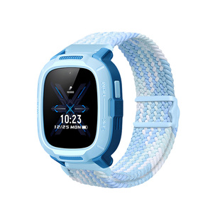 通用儿童电话手表磁吸编织表带适用于联想360读书郎米兔小寻艾寇掌航创维红米小度尼龙编织腕带15/16/17/20mm