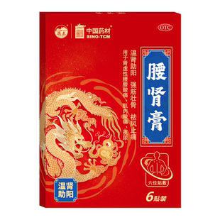 德众腰肾膏7cm*10cm*6贴/盒中国药材肾虚夜尿补肾腰膝腿酸痛贴