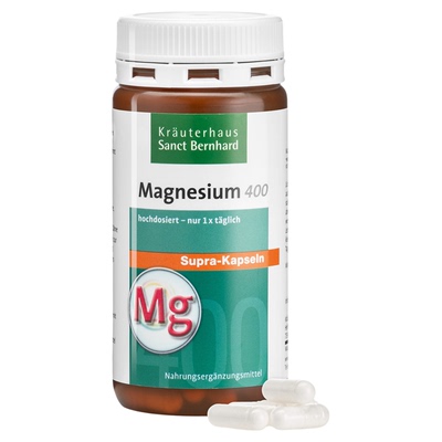 现货  德国SANCT氧化镁高剂量400mg补镁胶囊120粒肌肉抽筋