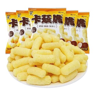 旺旺卡兹脆椰蓉乳味栗米条巨好吃的解馋小零食休闲小吃食品膨化