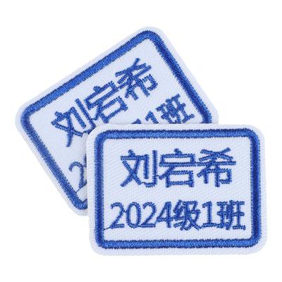 幼儿园小学班级名字贴刺绣可熨烫